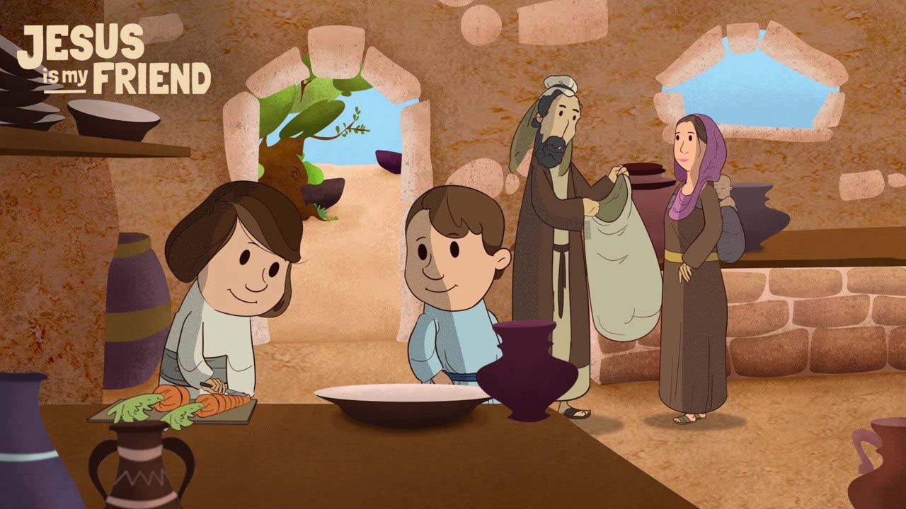 Jesus grows up in Nazareth